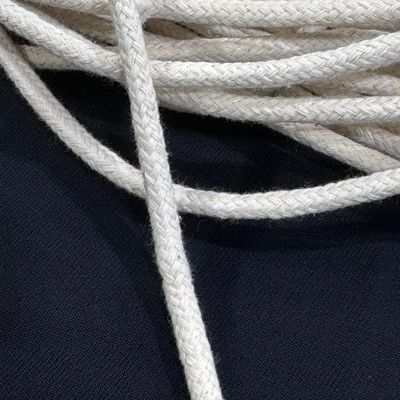 6mm 10mm 12mm 1/4 inch 1/2 inch Soft Braided Cotton Rope Easy Knotting Eco Friendly