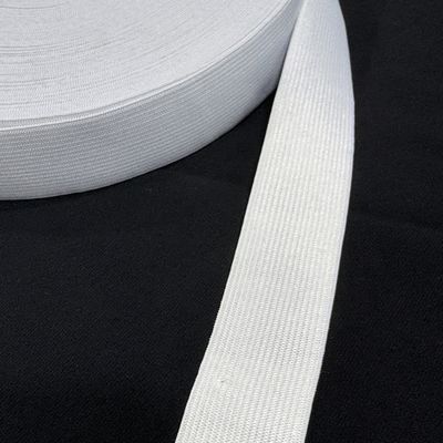 6mm 8mm 25mm 50mm Stretchable White Black Elastic Fabric Tape Garment Accessories